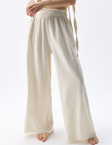 Crinkle Palazzo Pant One Size